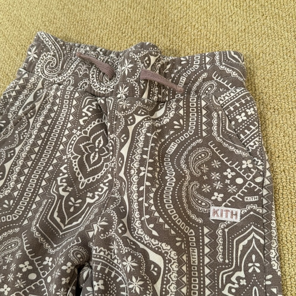 Kith Kids Bandana Sweatpants Brown 4T